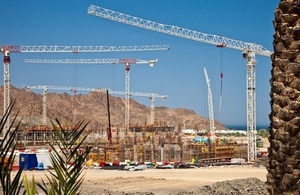 Construction site in the Middle East