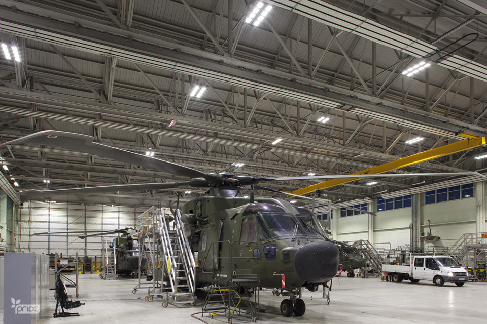 Lighting the way to bright hangars and low bills at RAF Benson