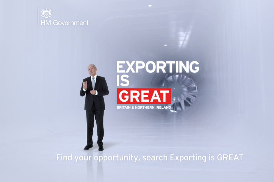 Exporting is GREAT  - major opportunities programme launches