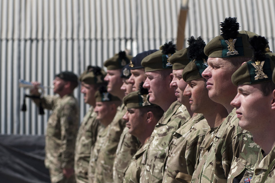 Soldiers of 1st Battalion The Royal Regiment of Scotland