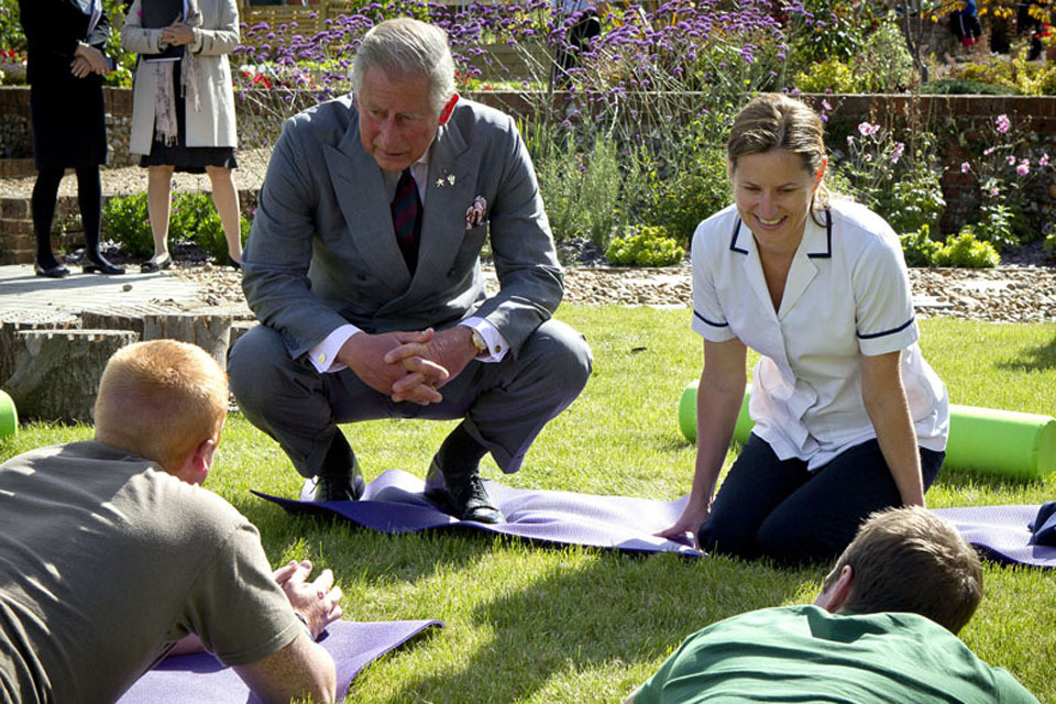 A royal opening for new Headley Court rehabilitation complex