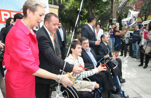 Ambassador Judith Macgregor inaugurates the street corners