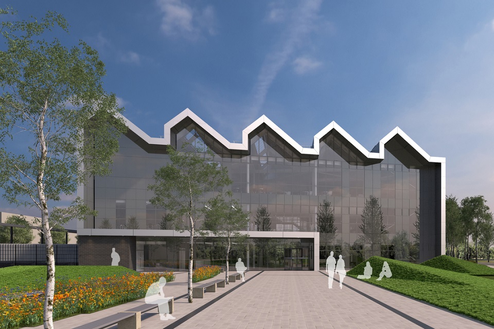 Visuals of the proposed National College for High Speed Rail (NCHSR) At Doncaster. 