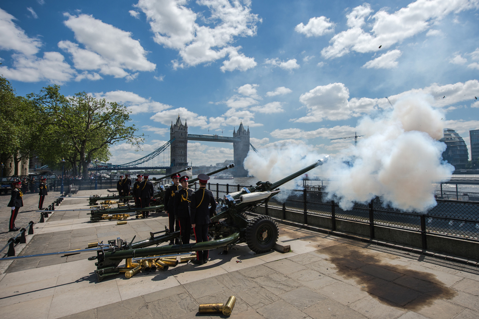 Soldiers from the Honourable Artillery Company