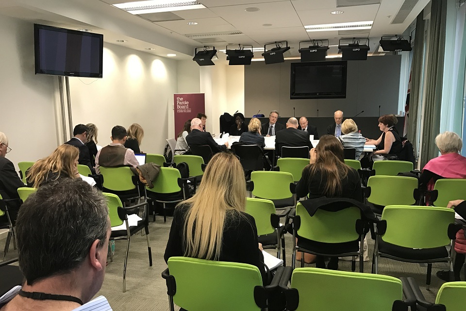 Parole Board holds first open Board meeting