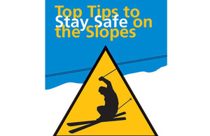 "Stay safe on the slopes" campaign
