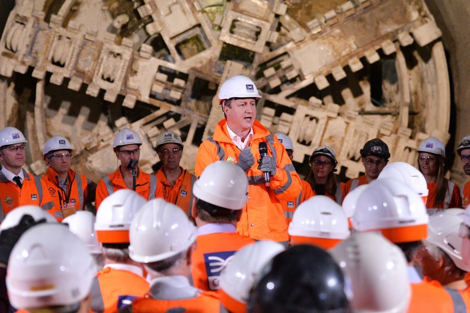 Prime Minister and Transport Secretary celebrate completion of Crossrail tunnelling