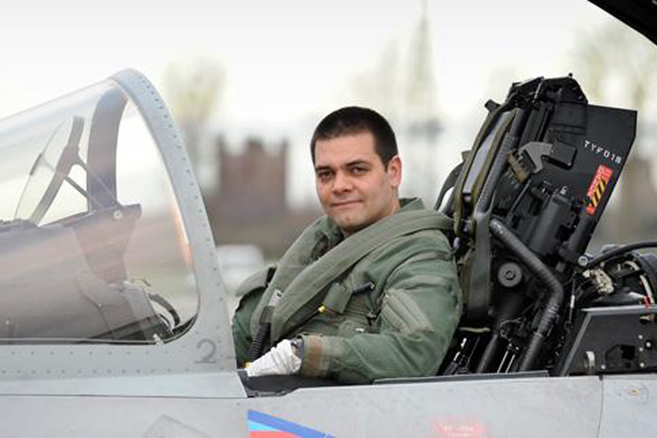 French Air Force Rafale pilot Captain Marc-Antoine Gerard