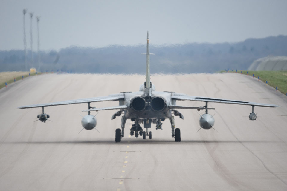 RAF Tornados attack Libyan armoured vehicles