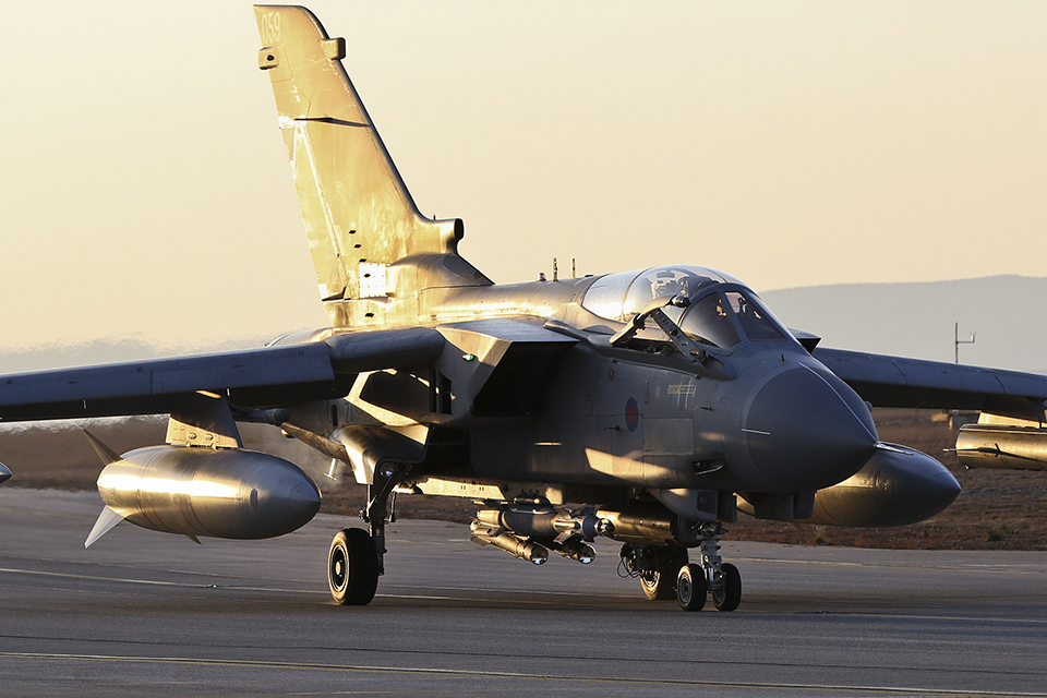 RAF Tornados' second air strikes in Iraq