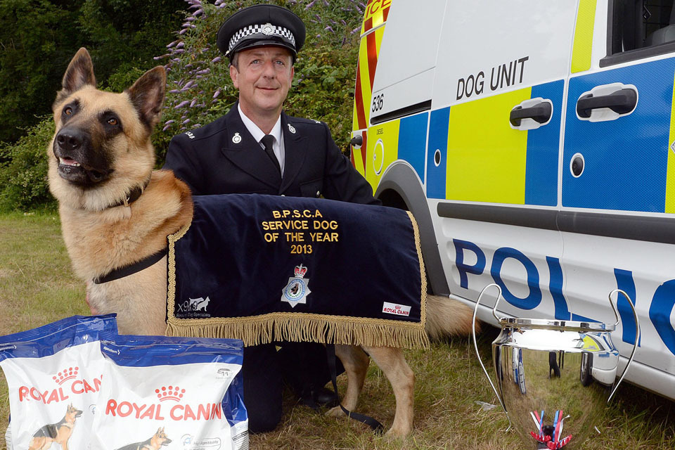 MOD Police dog scoops top canine award