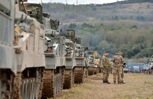 The British Army’s Wiltshire based 3rd (UK) Division holding Exercise TRACTABLE 2016 on Salisbury Plain Training Area.