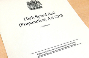 High Speed Rail Preparation (paving) Act has received Royal Assent