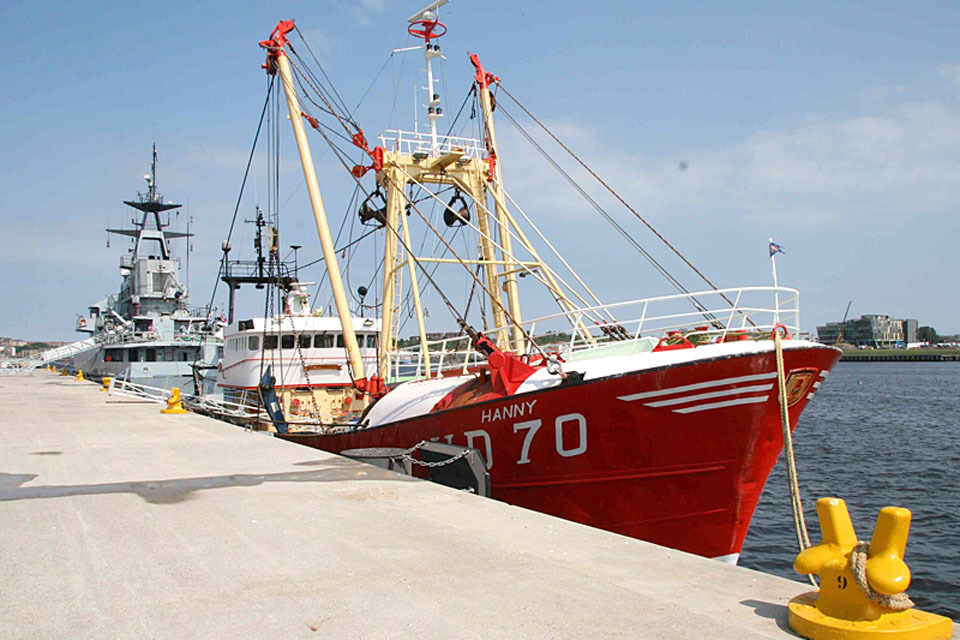 Royal Navy detains fishing vessel with illegal nets