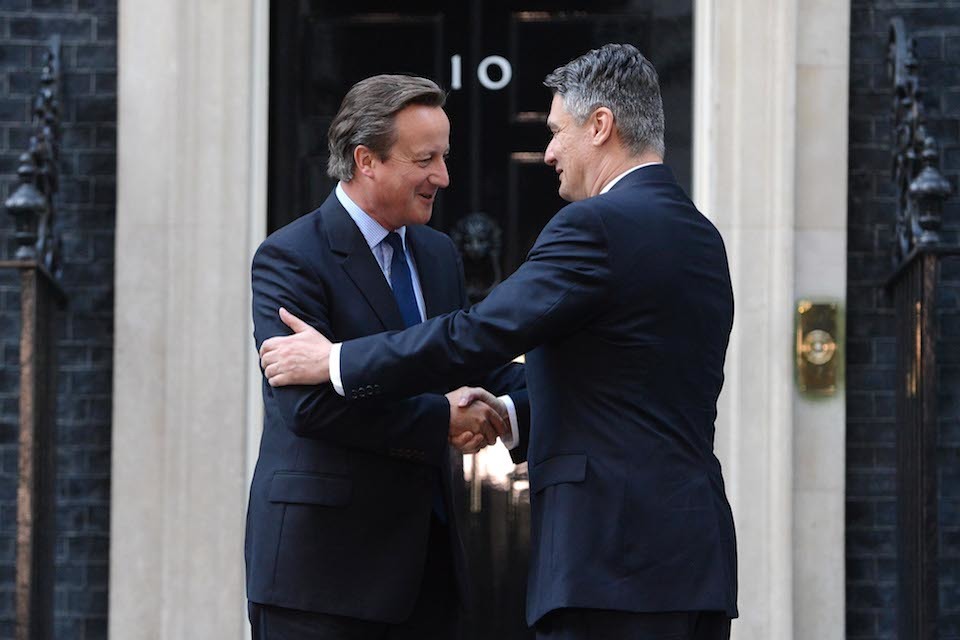 PM meeting with Croatian Prime Minister: 1 October 2015