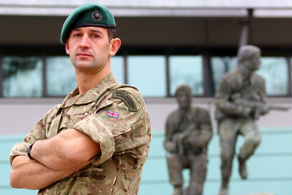 Refugee awarded green beret