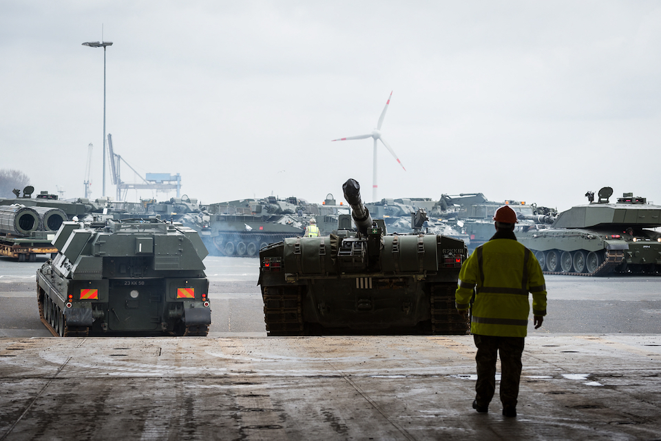 UK troops arrive in Estonia for major NATO deployment