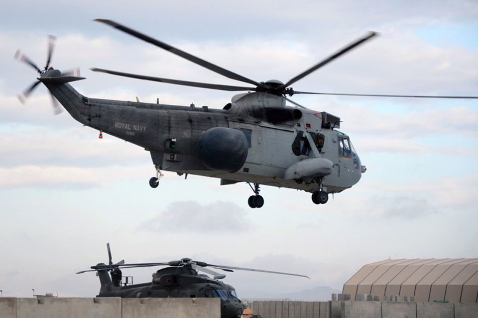 Navy Sea Kings complete 1,000th mission in Afghanistan