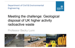 cover slide Geol Soc lecture