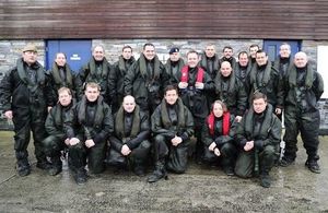 SJFHQ personnel on board HMS Bulwark.Crown Copyright/MOD 2017. All rights reserved