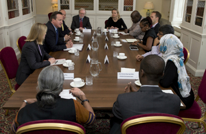 David Cameron hosts international transparency champions at Downing St