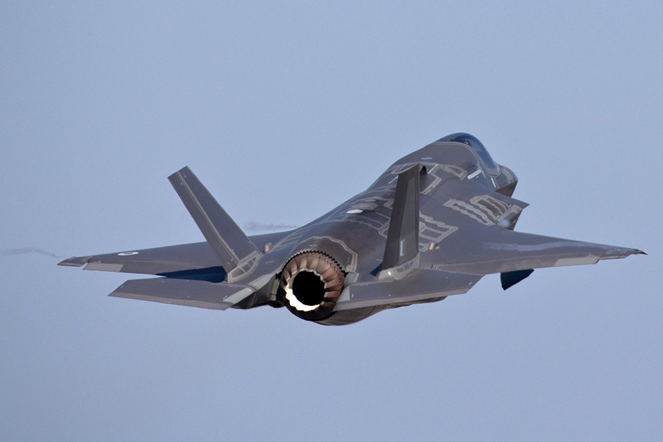 An F-35 Lightning II aircraft