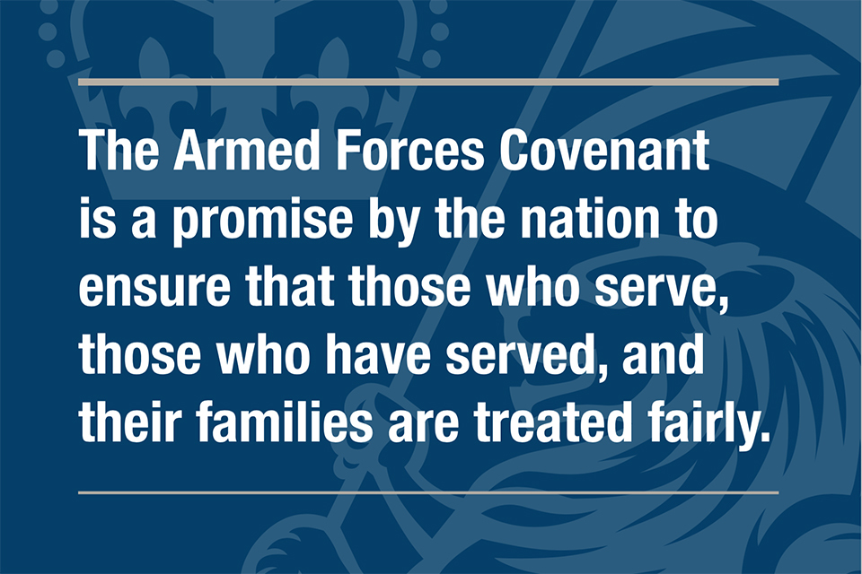 Good progress on delivering Armed Forces Covenant commitments