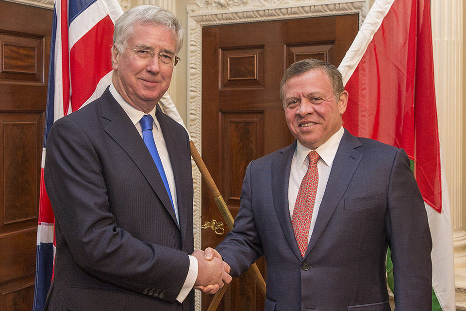 UK and Jordan standing shoulder to shoulder in fight against Daesh