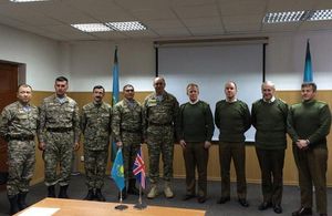 Brigadier Gamble met with Major Generals Ospanov and Bizhanov in the Ministry of Defence on 5 March