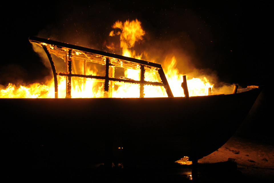 “My tax return was on my yacht…which caught fire”