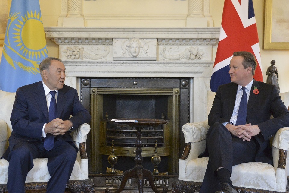 PM holds talks with President Nazarbayev at Downing Street