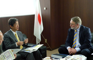 Professor Douglas Kell, Chief Executive Officer of the Biotechnology and Biological Sciences Research Council (BBSRC) visited Japan