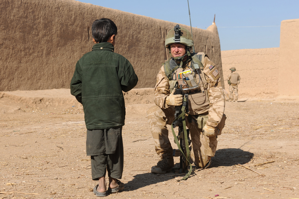 A member of the 1st Battalion Coldstream Guards