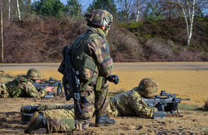 British and French marines taking part in Exercise Gaelic Venture [Picture: Crown copyright]