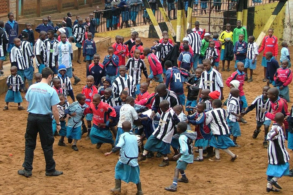 RAF officer's football charity has most successful year