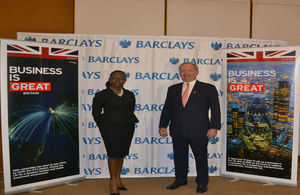 Rt. Hon. Alan Yarrow with Barclays