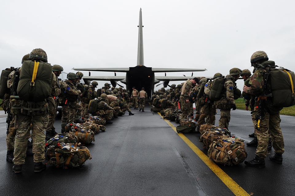Soldiers from 16 Air Assault Brigade 