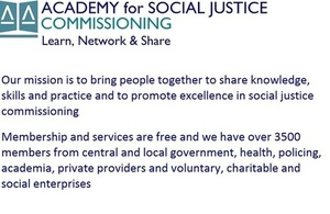 Academy for Social Justice Commissioning logo