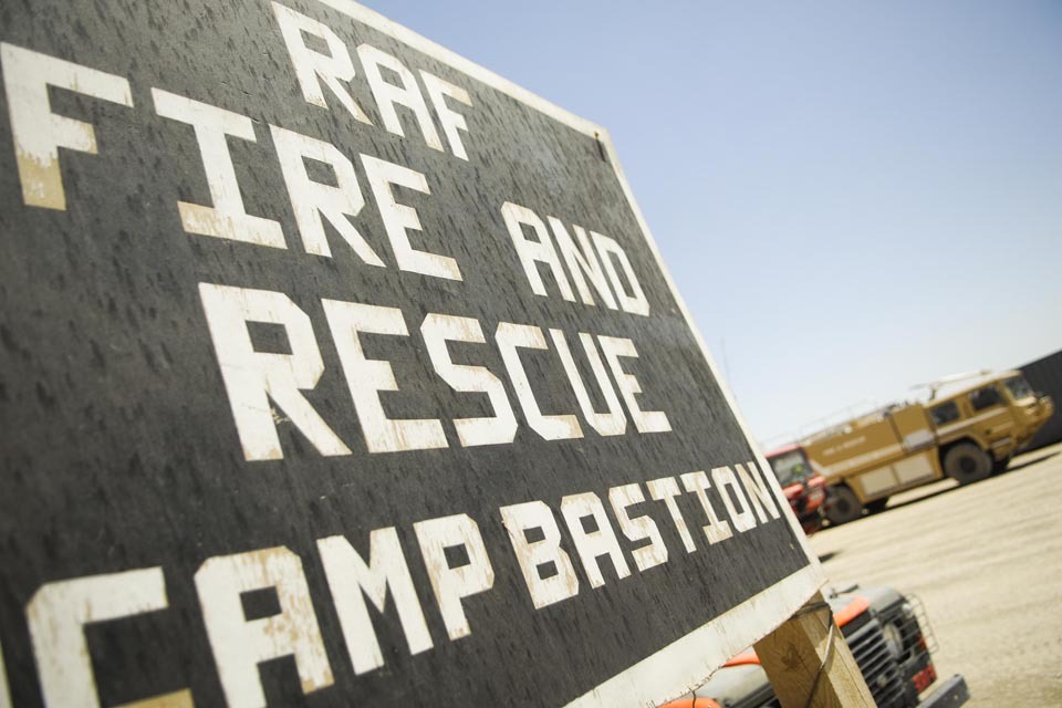 Fighting fire under fire