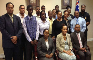 The new immigration officers met the Deputy Governor, Minister and Permanent Secretary today.