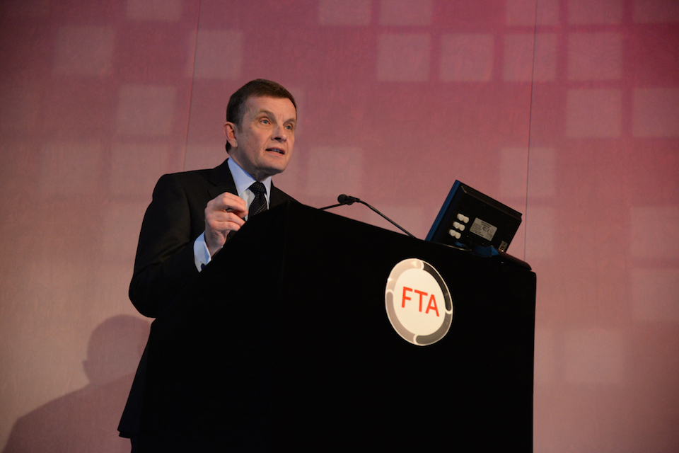 Minister David Jones addressed freight and transport industry leaders