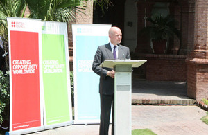 British Foreign Secretary announces plans to reopen the British Council Library in Lahore as part of its expanded commitment to work in the Punjab