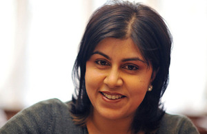 Foreign Office Minister Baroness Warsi