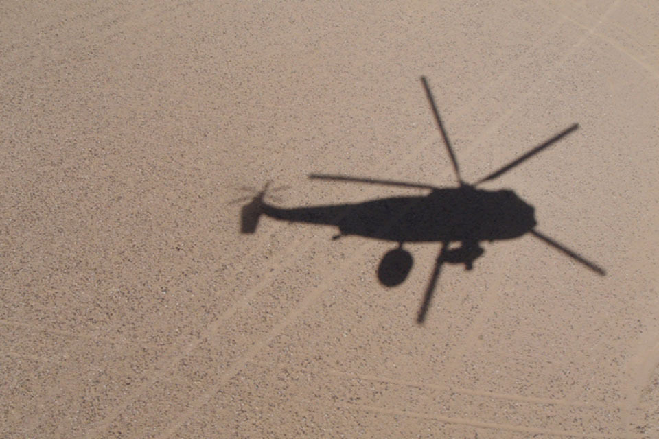 Navy helicopters help seize heroin in Helmand