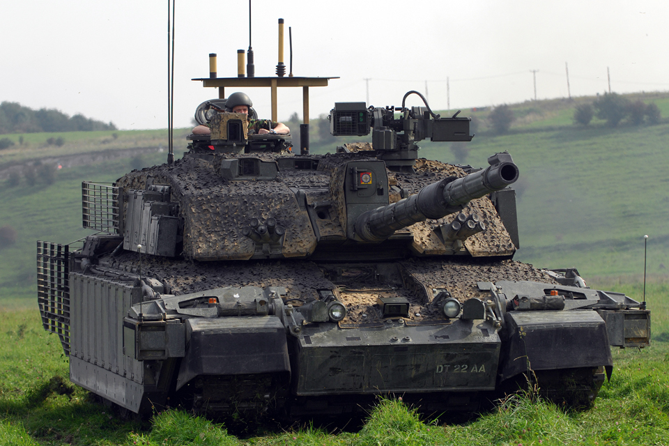 Soldiers roar onto Salisbury Plain
