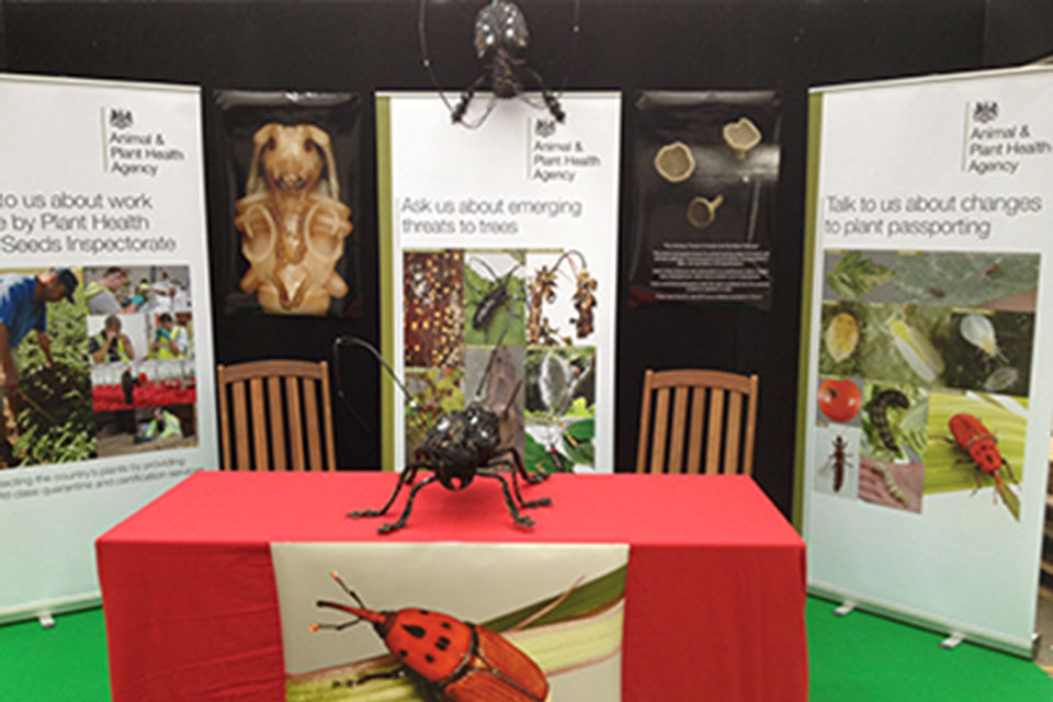 APHA exhibition stands at industry shows in 2015
