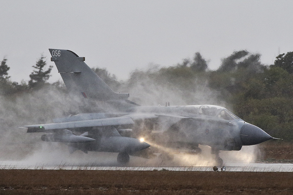 RAF Tornados' air strikes in Iraq