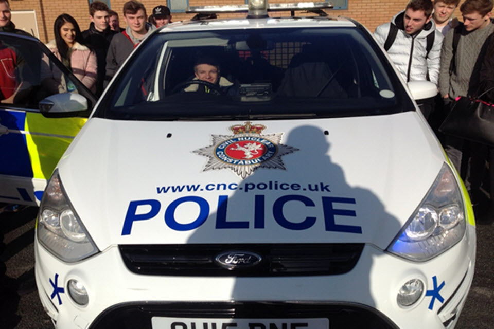 CNC officers visit public service students