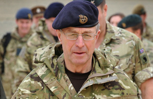 General Sir David Richards, Chief of the Defence Staff [Picture: Corporal Mike O'Neill RLC, Crown copyright]