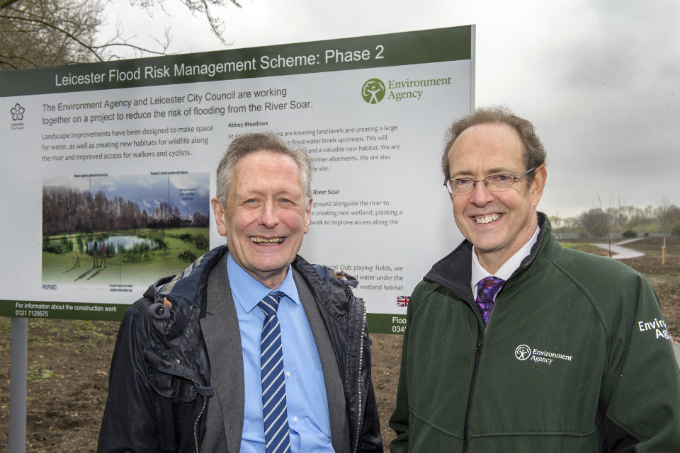 Leicester born Environment Agency Chief Executive visits the city